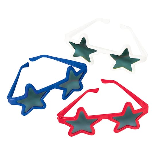 Patriotic Red White and Blue Star Sunglasses, 48ct.